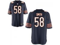 Men's Chicago Bears #58 Roquan Smith Nike Navy Game Jersey