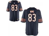 Men's Chicago Bears #83 Javon Wims Nike Navy Game Jersey