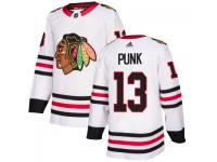 Men's Chicago Blackhawks #13 CM Punk adidas White Authentic Jersey