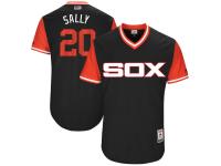 Men's Chicago White Sox Tyler Saladino Sally Majestic Black 2017 Players Weekend Jersey