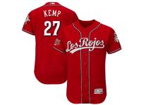 Men's Cincinnati Reds Matt Kemp Majestic Scarlet Alternate Authentic Collection Flex Base Player Jersey