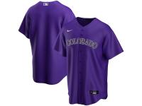 Men's Colorado Rockies Nike Purple Alternate 2020 Team Jersey