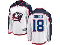 Men's Columbus Blue Jackets #18 Pierre-Luc Dubois White Away Breakaway NHL Jersey
