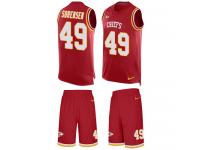 Men's Daniel Sorensen #49 Nike Red Jersey - NFL Kansas City Chiefs Tank Top Suit