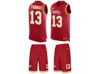 Men's De'Anthony Thomas #13 Nike Red Jersey - NFL Kansas City Chiefs Tank Top Suit