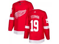 Men's Detroit Red Wings #19 Steve Yzerman adidas Red Authentic Jersey