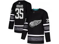 Men's Detroit Red Wings #35 Jimmy Howard Adidas Black Authentic 2019 All-Star NHL Jersey
