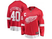 Men's Detroit Red Wings #40 Henrik Zetterberg Authentic Red Home Breakaway NHL Jersey