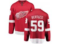Men's Detroit Red Wings #59 Tyler Bertuzzi Authentic Red Home Breakaway NHL Jersey