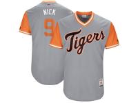 Men's Detroit Tigers Nicholas Castellanos Nick Majestic Gray 2017 Players Weekend Jersey