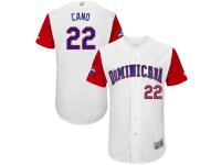 Men's Dominican Republic Baseball Robinson Cano Majestic White 2017 World Baseball Classic Authentic Jersey