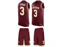 Men's Dustin Hopkins #3 Nike Burgundy Red Jersey - NFL Washington Redskins Tank Top Suit