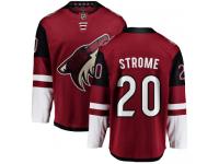 Men's Dylan Strome Breakaway Burgundy Red Home NHL Jersey Arizona Coyotes #20