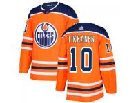 Men's Edmonton Oilers #10 Esa Tikkanen adidas Royal Authentic Jersey