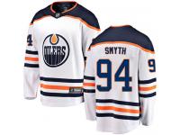 Men's Edmonton Oilers #94 Ryan Smyth White Away Breakaway NHL Jersey