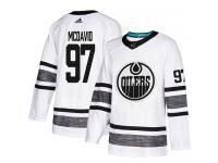Men's Edmonton Oilers #97 Connor McDavid Adidas White Authentic 2019 All-Star NHL Jersey