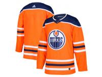 Men's Edmonton Oilers adidas Orange Home Authentic Blank Jersey
