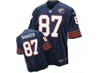 Men's Elite Adam Shaheen #87 Nike Navy Blue Jersey - NFL Chicago Bears Throwback