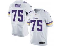 Men's Elite Alex Boone #75 Nike White Road Jersey - NFL Minnesota Vikings