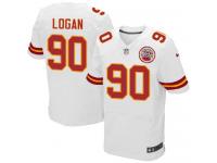 Men's Elite Bennie Logan #90 Nike White Road Jersey - NFL Kansas City Chiefs
