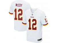 Men's Elite Colt McCoy #12 Nike White Road Jersey - NFL Washington Redskins