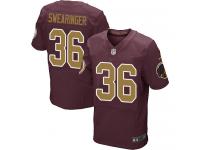 Men's Elite D.J. Swearinger #36 Nike Burgundy Red Alternate Jersey - NFL Washington Redskins 80th