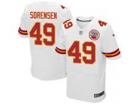 Men's Elite Daniel Sorensen #49 Nike White Road Jersey - NFL Kansas City Chiefs