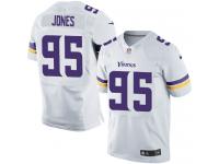 Men's Elite Datone Jones #95 Nike White Road Jersey - NFL Minnesota Vikings