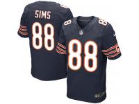 Men's Elite Dion Sims #88 Nike Navy Blue Home Jersey - NFL Chicago Bears