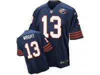 Men's Elite Kendall Wright #13 Nike Navy Blue Jersey - NFL Chicago Bears Throwback