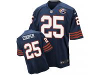 Men's Elite Marcus Cooper #25 Nike Navy Blue Jersey - NFL Chicago Bears Throwback