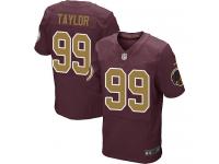Men's Elite Phil Taylor #99 Nike Burgundy Red Alternate Jersey - NFL Washington Redskins 80th