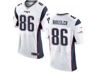 Men's Elite Rob Housler #86 Nike White Road Jersey - NFL New England Patriots