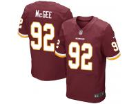 Men's Elite Stacy McGee #92 Nike Burgundy Red Home Jersey - NFL Washington Redskins