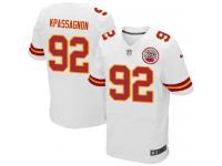 Men's Elite Tanoh Kpassagnon #92 Nike White Road Jersey - NFL Kansas City Chiefs