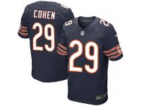Men's Elite Tarik Cohen #29 Nike Navy Blue Home Jersey - NFL Chicago Bears