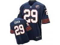 Men's Elite Tarik Cohen #29 Nike Navy Blue Jersey - NFL Chicago Bears Throwback