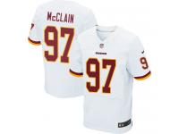 Men's Elite Terrell McClain #97 Nike White Road Jersey - NFL Washington Redskins