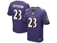 Men's Elite Tony Jefferson #23 Nike Purple Home Jersey - NFL Baltimore Ravens