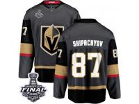 Men's Fanatics Branded Vegas Golden Knights #87 Vadim Shipachyov Black Home Breakaway 2018 Stanley Cup Final NHL Jersey