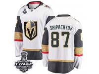 Men's Fanatics Branded Vegas Golden Knights #87 Vadim Shipachyov White Away Breakaway 2018 Stanley Cup Final NHL Jersey