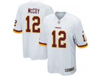Men's Game Colt McCoy #12 Nike White Road Jersey - NFL Washington Redskins