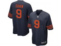 Men's Game Connor Shaw #9 Nike Navy Blue Alternate Jersey - NFL Chicago Bears
