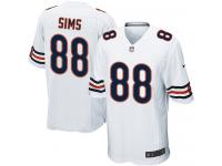 Men's Game Dion Sims #88 Nike White Road Jersey - NFL Chicago Bears