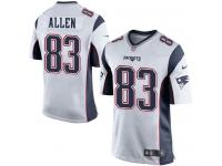 Men's Game Dwayne Allen #83 Nike White Road Jersey - NFL New England Patriots