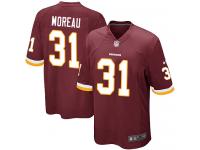 Men's Game Fabian Moreau #31 Nike Burgundy Red Home Jersey - NFL Washington Redskins