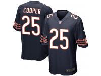 Men's Game Marcus Cooper #25 Nike Navy Blue Home Jersey - NFL Chicago Bears