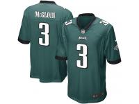 Men's Game Matt McGloin #3 Nike Midnight Green Home Jersey - NFL Philadelphia Eagles