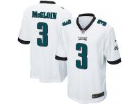 Men's Game Matt McGloin #3 Nike White Road Jersey - NFL Philadelphia Eagles