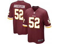 Men's Game Ryan Anderson #52 Nike Burgundy Red Home Jersey - NFL Washington Redskins